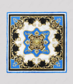 روسری طرح ورساچه سفید پلنگی