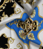 روسری طرح ورساچه سفید پلنگی - Image 4